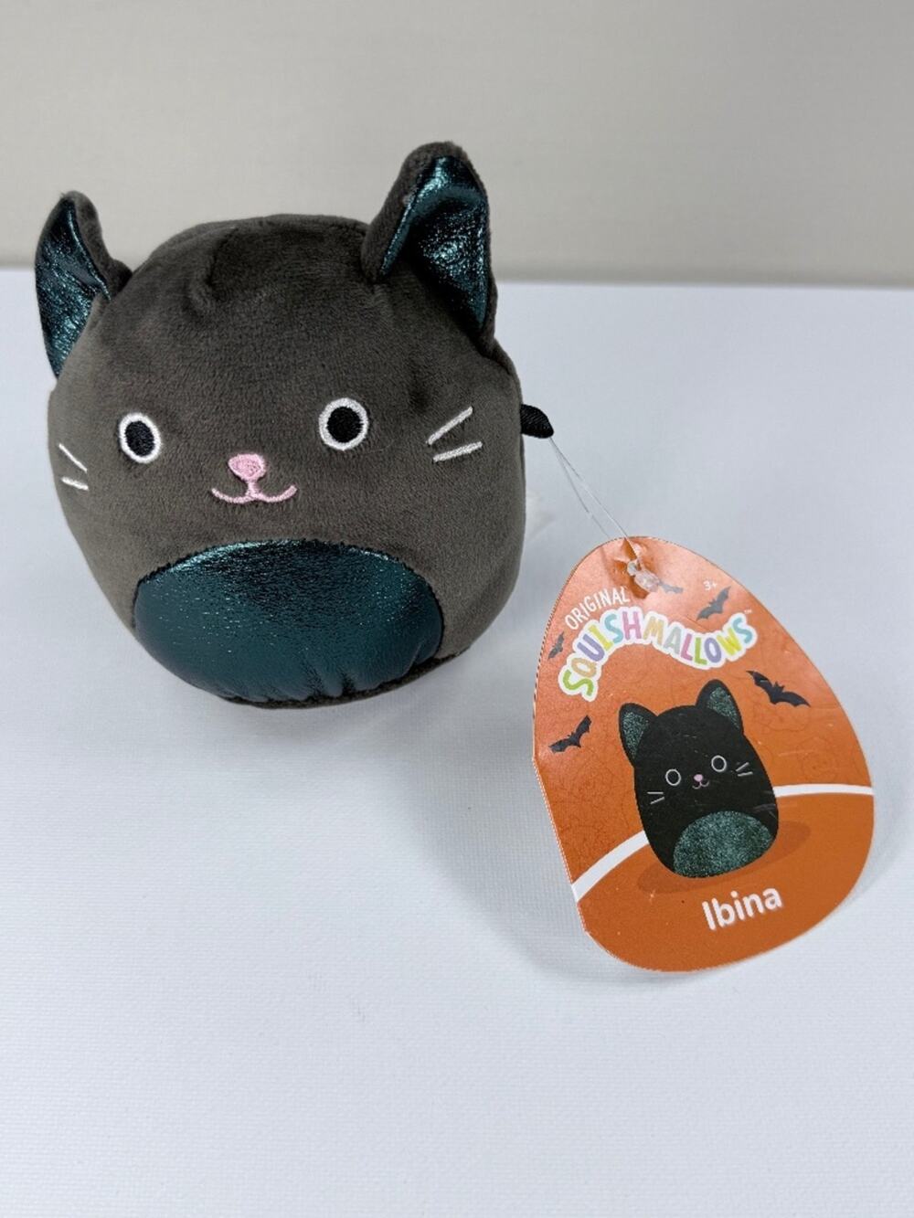 Squishmallow Ibina Black Cat 4" Halloween Mini Capsule Plush NWT